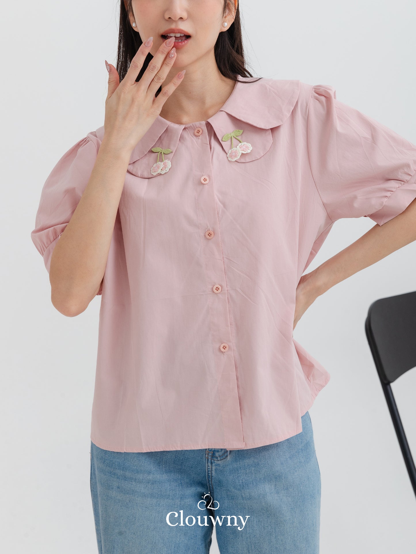 Kirei Collar Blouse - Pink