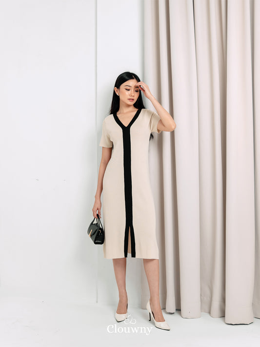 Melody Knit Dress - Cream