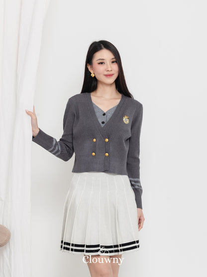 Nalami Knit Top - Grey