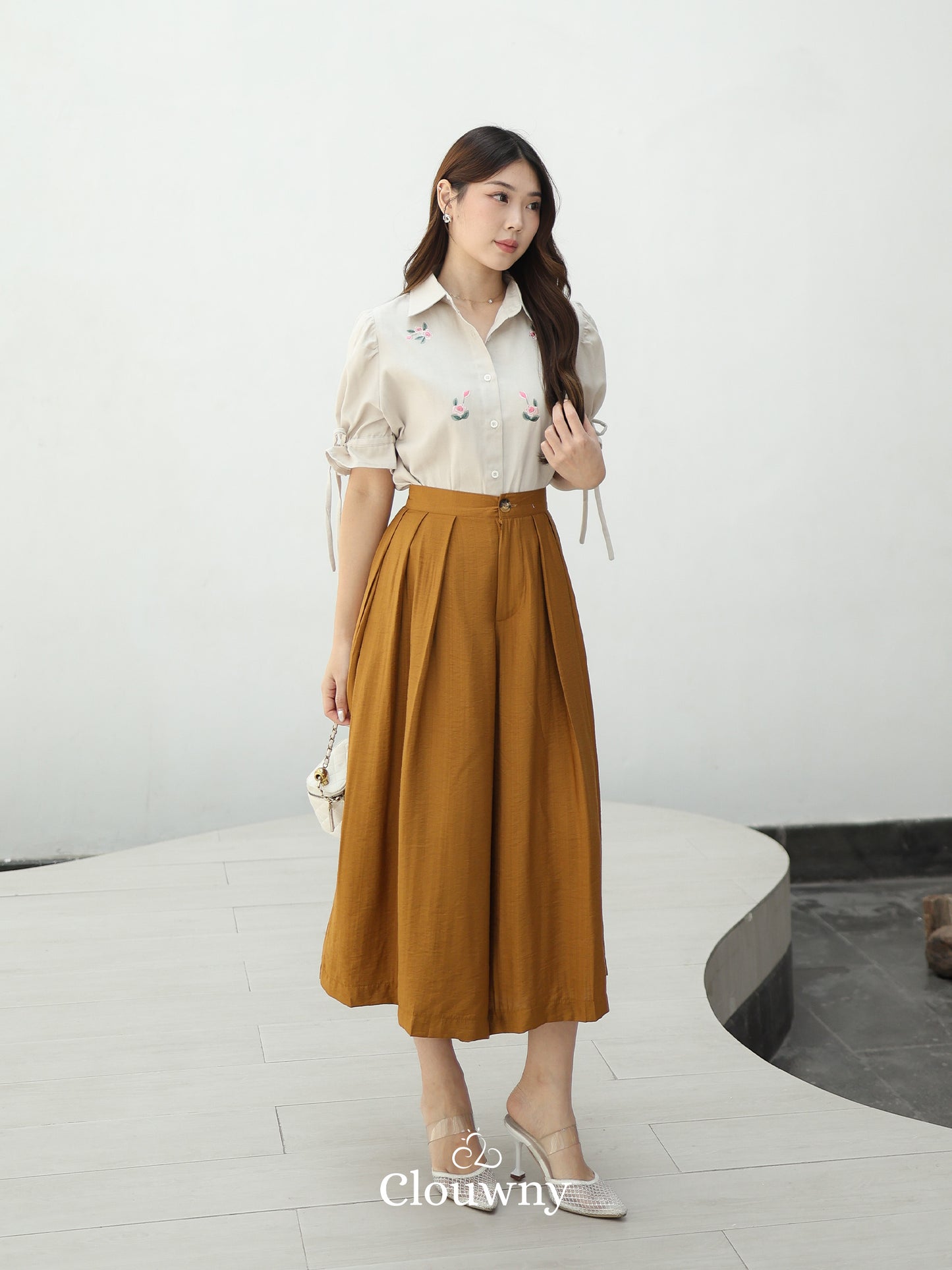 Jenna Cullotes Pants - Caramel