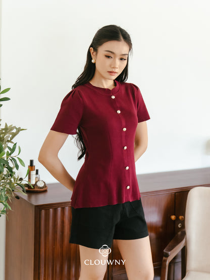 Lee Shanghai Knit Top - Magenta