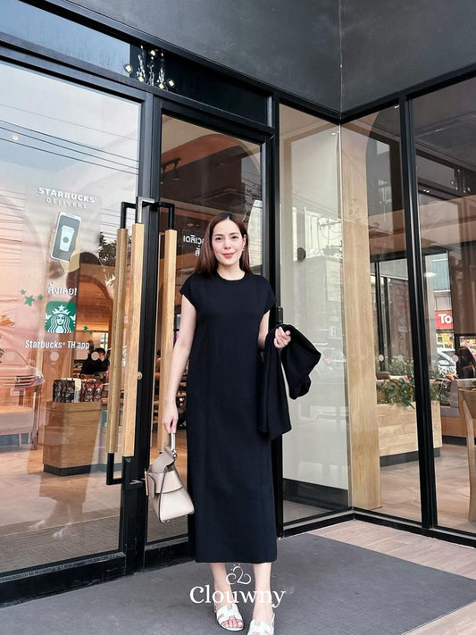 Noona Dress Knitt - Black