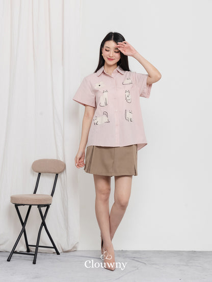 Koska Cotton Shirt - Pink