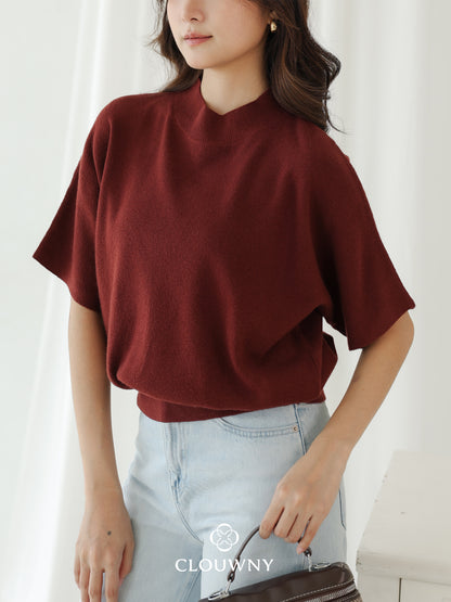 Castle Knit Top - Coffee