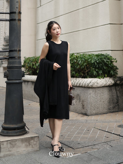 Tatiana Knit Outer - Black