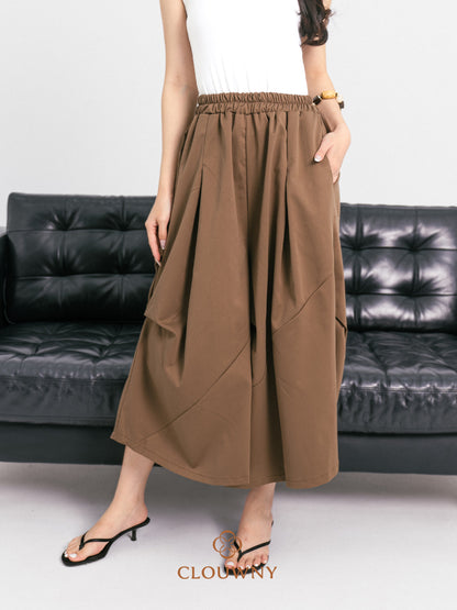Wolka Pocket Cullotes Pants - Mocca