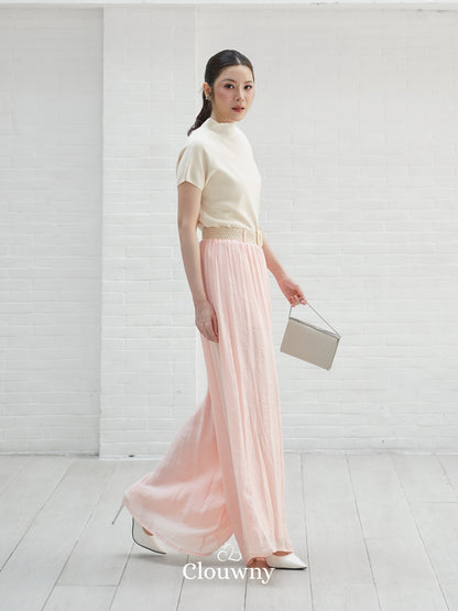 Adel Cullotes Pants - Peach