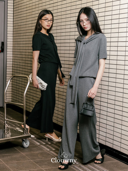 Francis Knit Set - Black