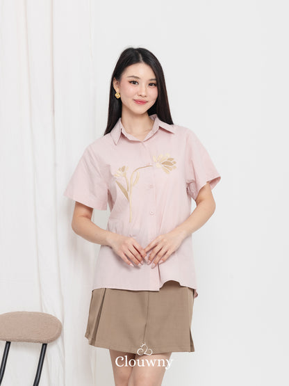 Hova Cotton Shirt - Pink
