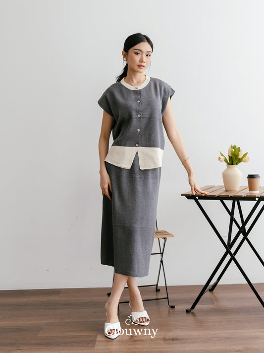 Resta Knit Set - Grey