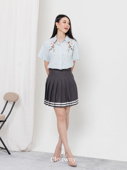 Patra Cotton Shirt - Blue