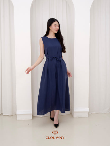 Barla Loose Dress - Navy