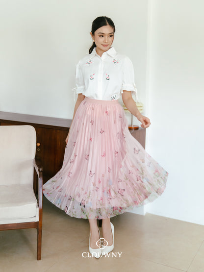 Voleta Butterfly Skirt - Pink