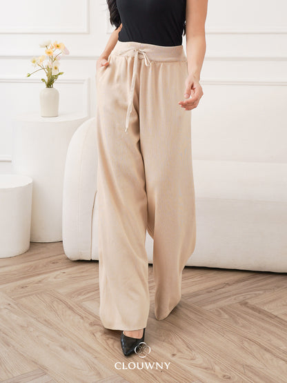 Mikael Knit Pants - Khaki
