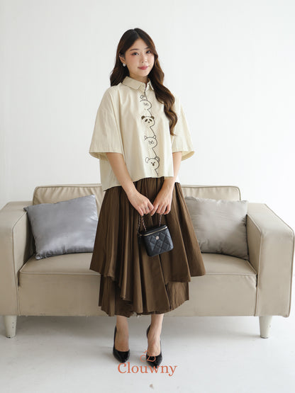 Racita Layer Pants  - Coffee