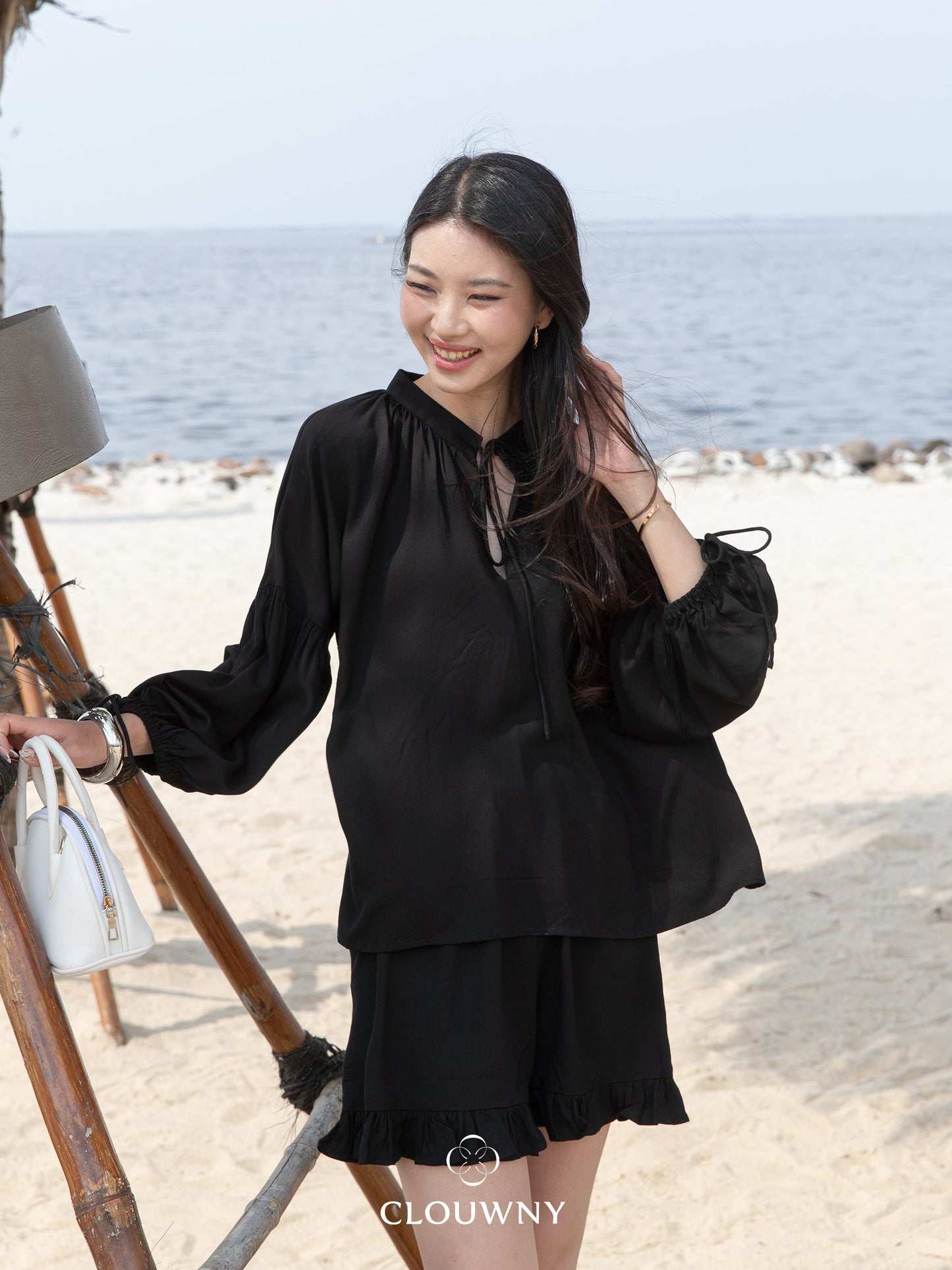 Roland Ruffle Set - Black
