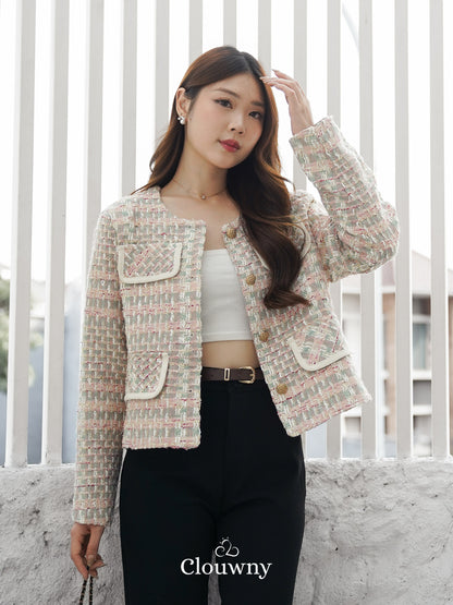 Geya Tweed Blazer - Green