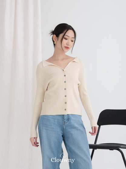 Ritsuki Button Longsleeve - Cream