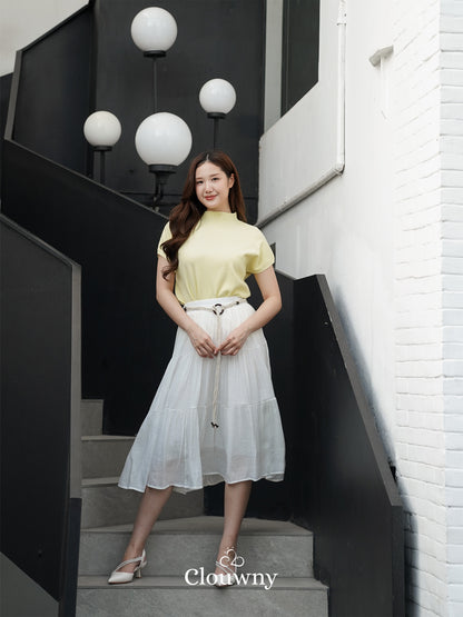 Kila Flare Skirt - White