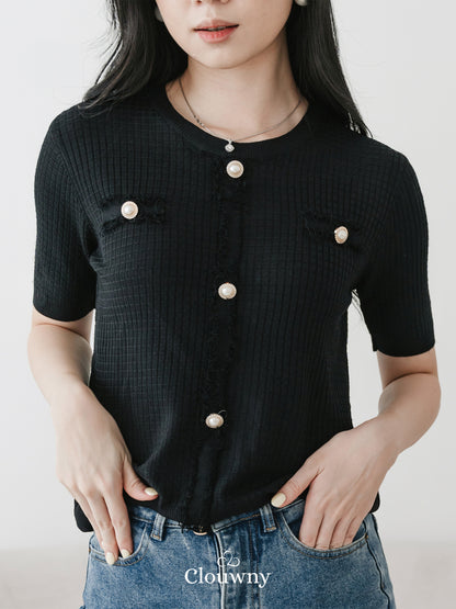 Briana Knit Top - Black