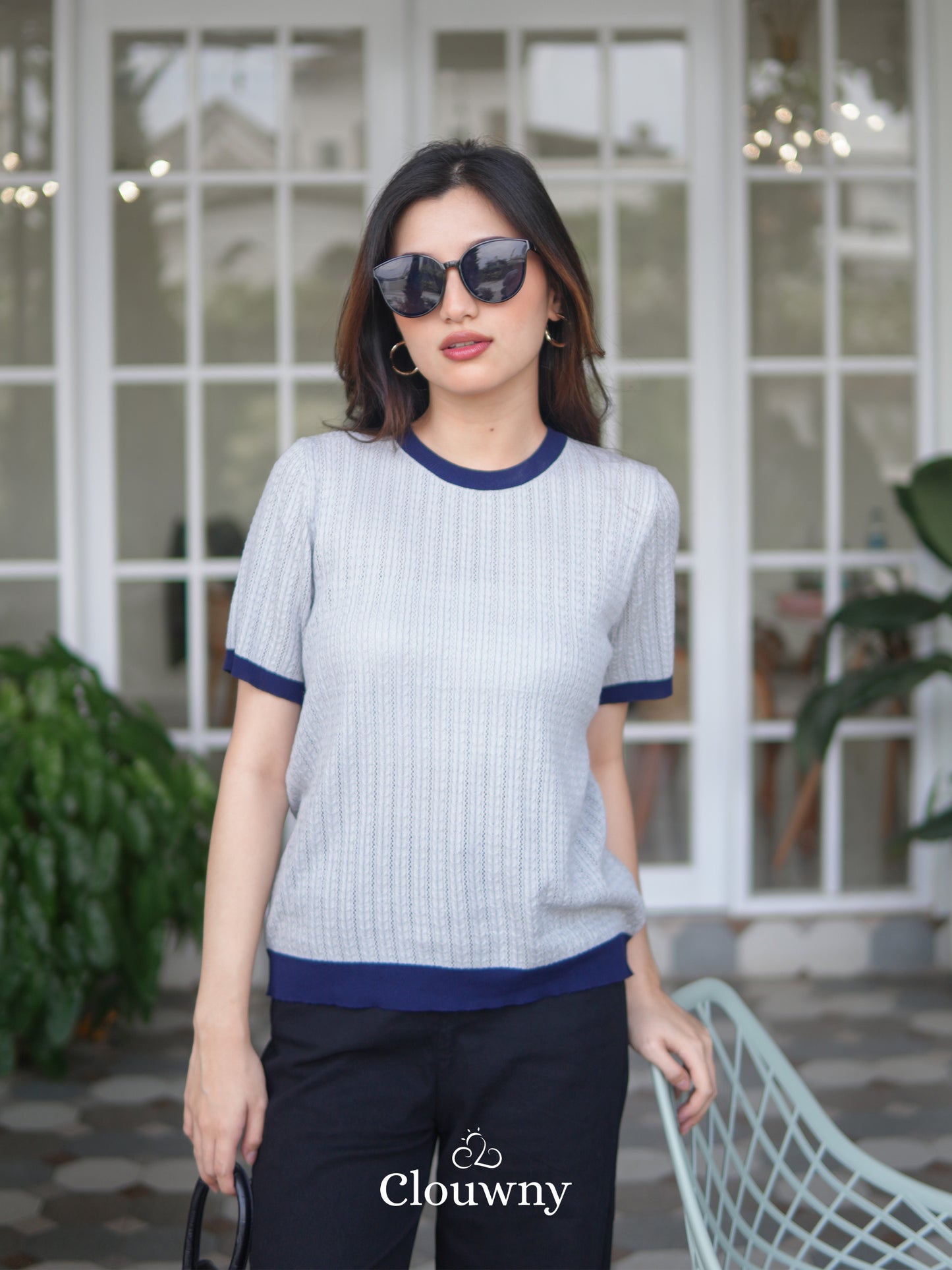 Unity Knit Top - Grey