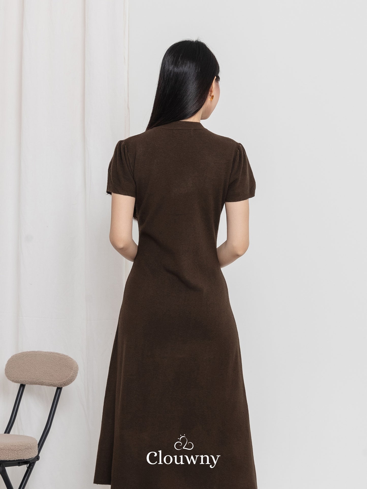 Konsta Knit Dress - Coffee
