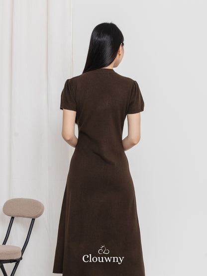 Konsta Knit Dress - Coffee
