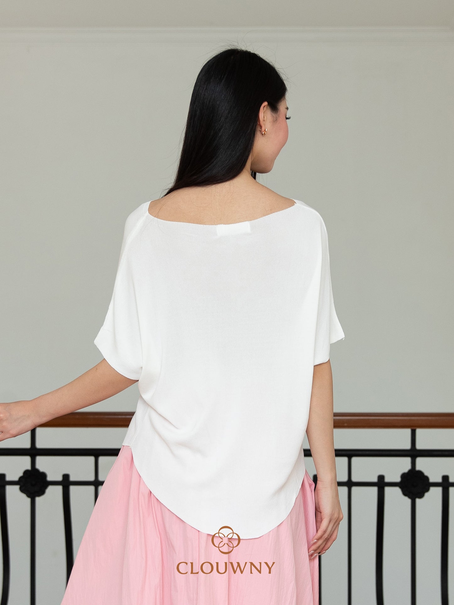 Wayne Shoulder Off Top - White