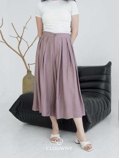 Jenna Cullote Pants - Dark Mauve