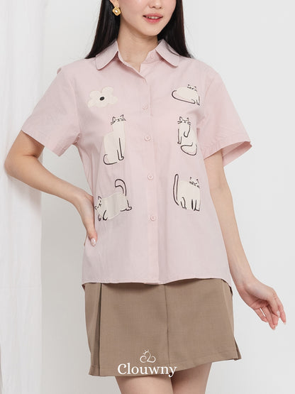 Koska Cotton Shirt - Pink