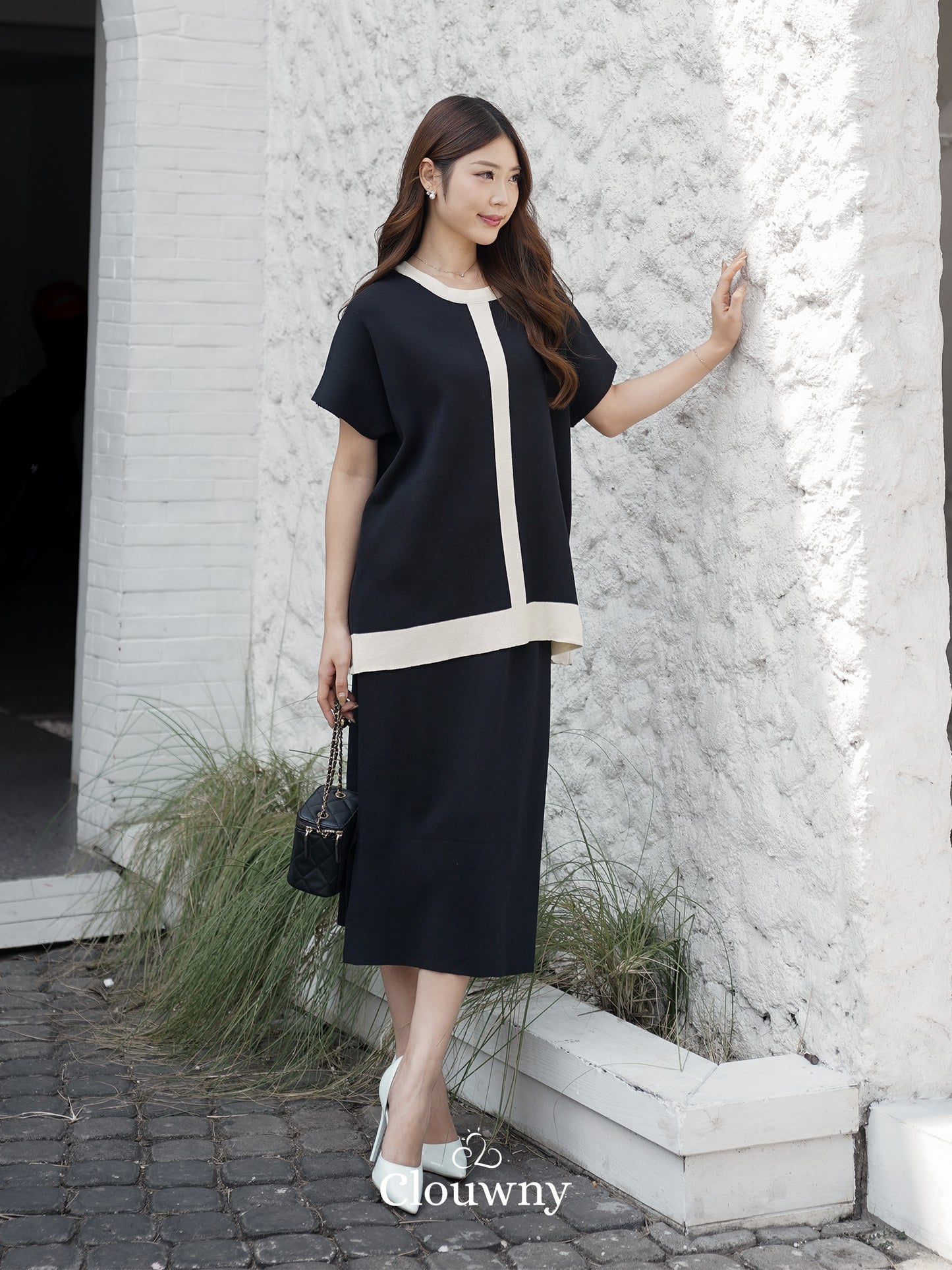 Cherish Knit Set - Black