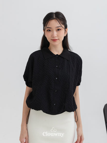 Aira Cotton Shirt - Black