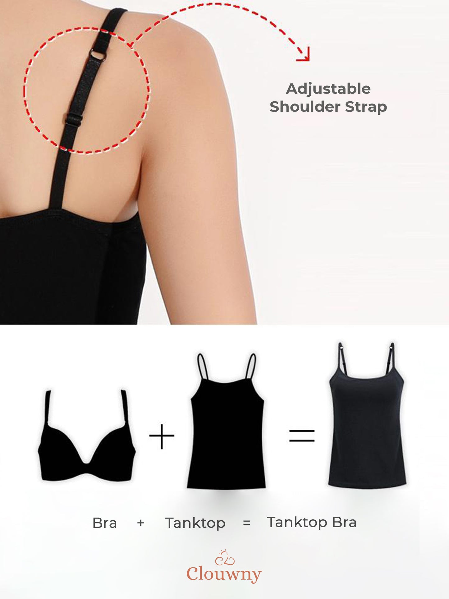 Tanktop Bra - Black