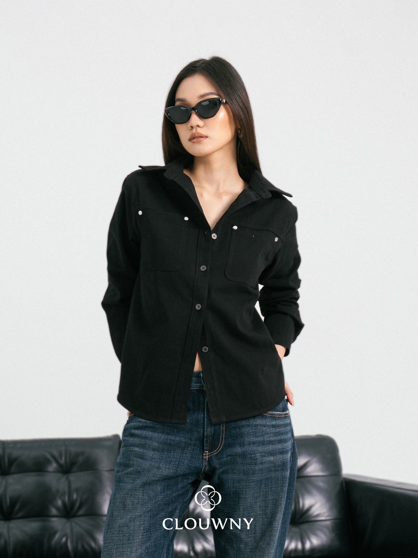 Duches Pocket Shirt - Black