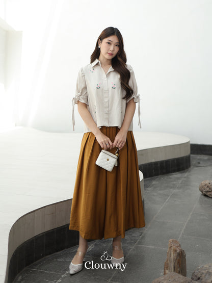 Jenna Cullotes Pants - Caramel