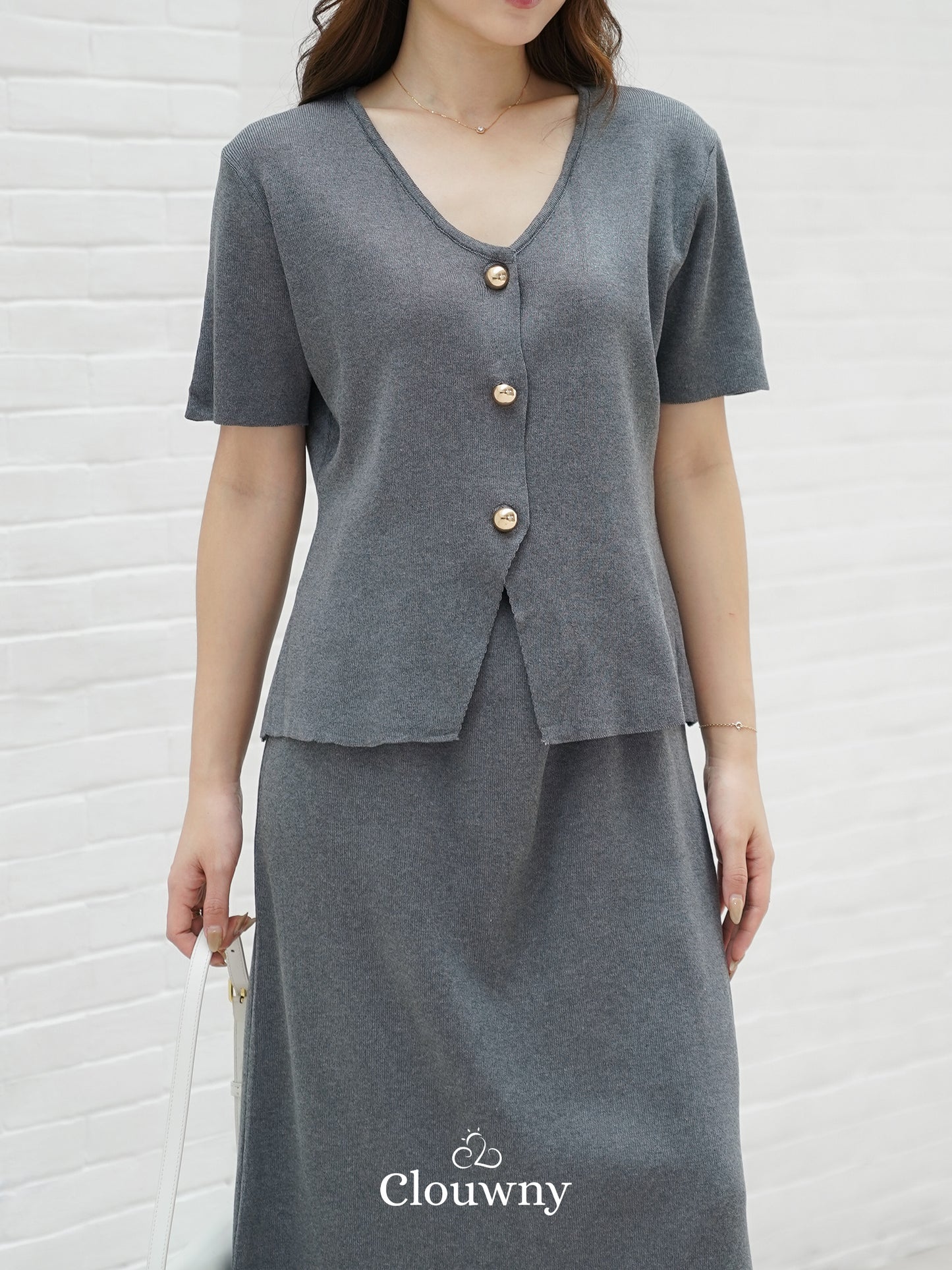 Isabel Knit Set - Grey