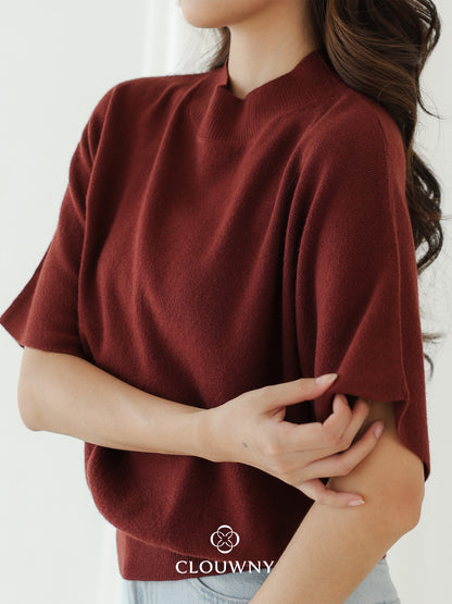 Castle Knit Top - Coffee