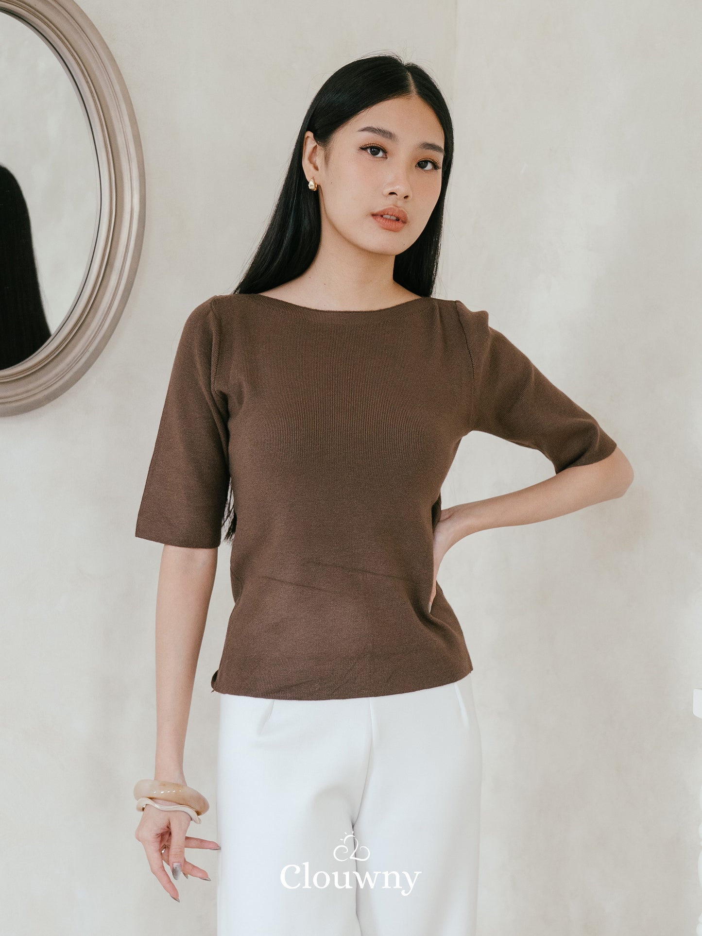 Remy Knit Top - Coffee