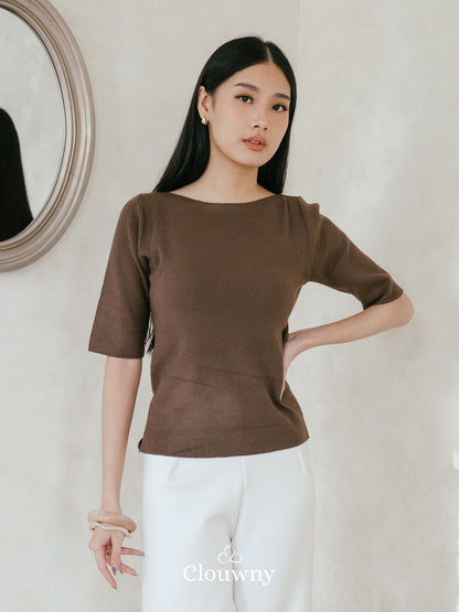 Remy Knit Top - Coffee