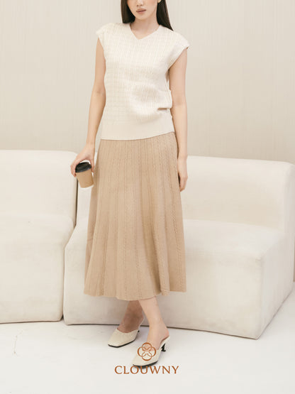Chesma Knit Skirt - Sand