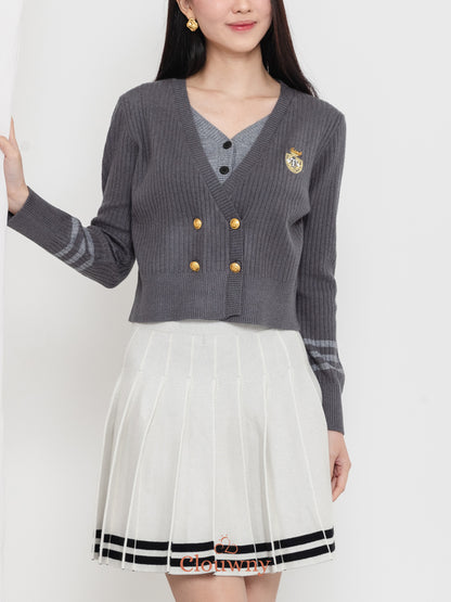 Nalami Knit Top - Grey