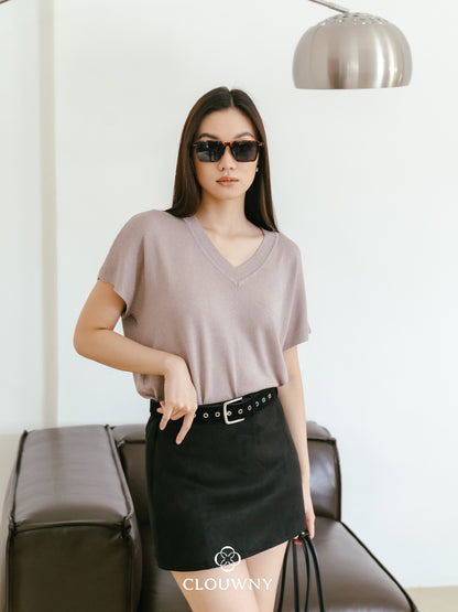 Varen Glitter Top - Khaki