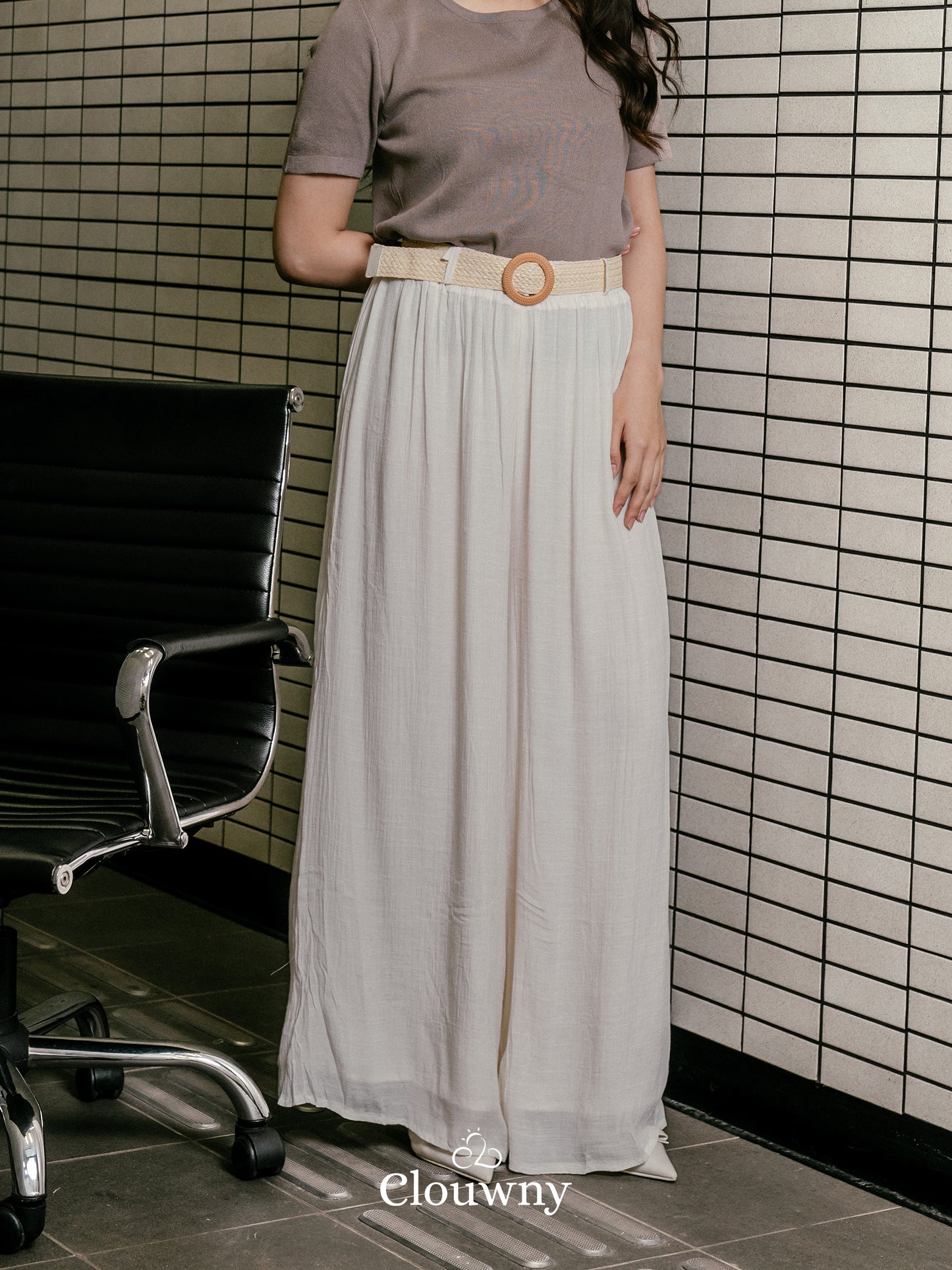 Adel Cullotes Pants - Broken White