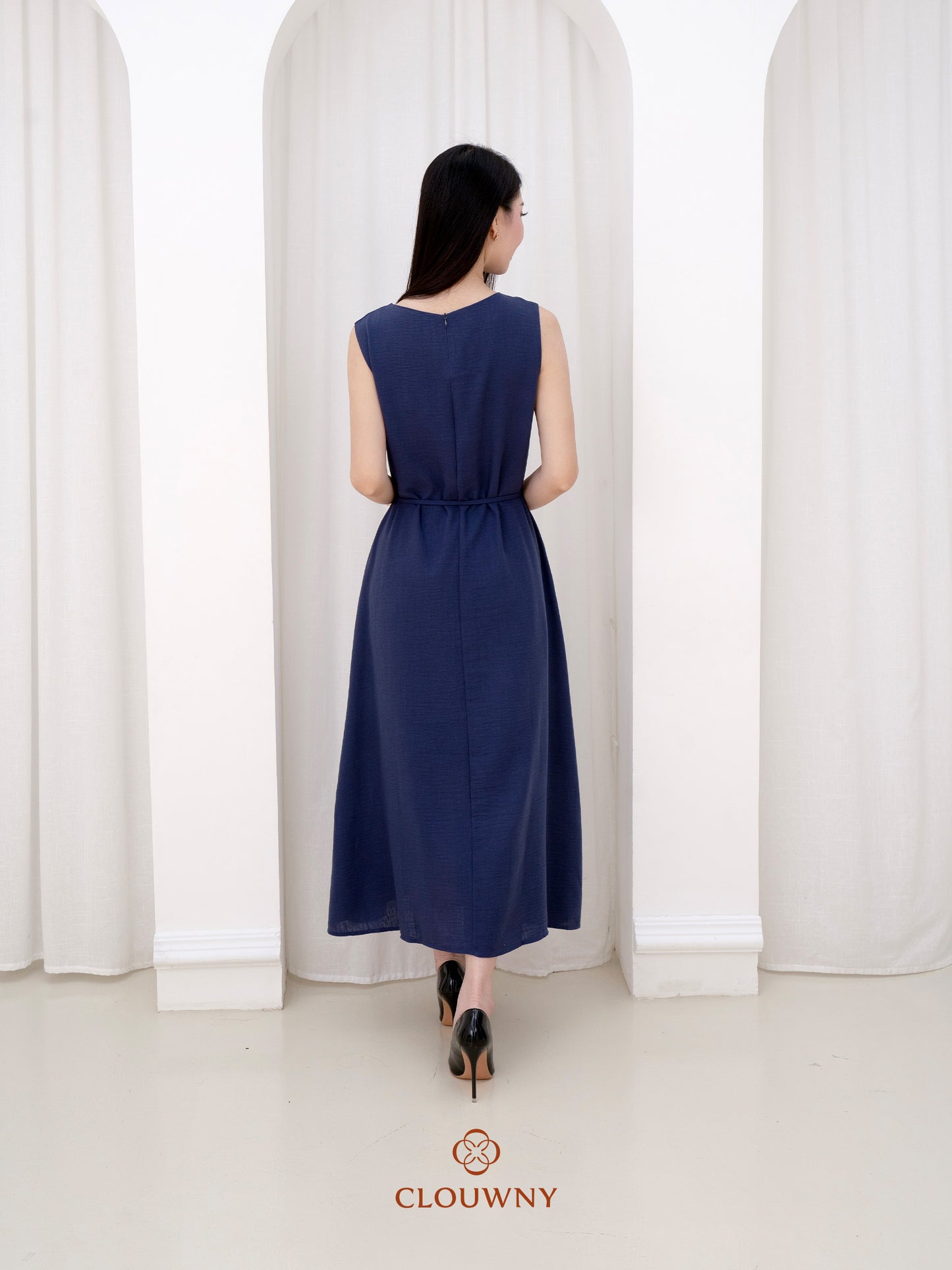 Barla Loose Dress - Navy