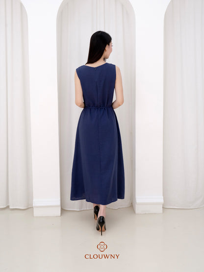 Barla Loose Dress - Navy