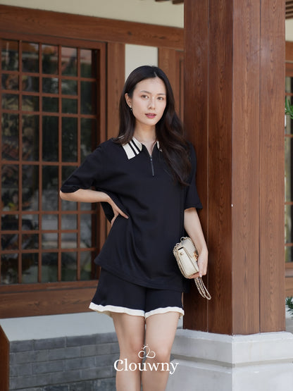Maca Knit Set - Black