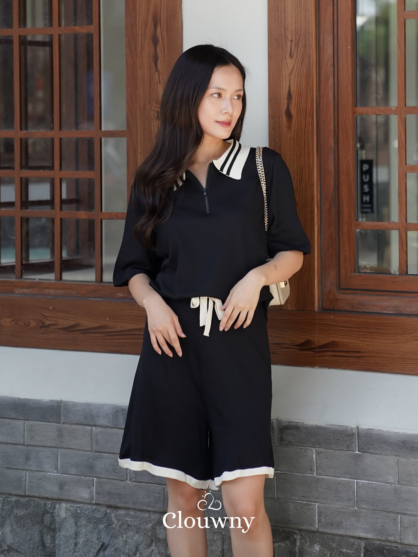 Maca Knit Set - Black