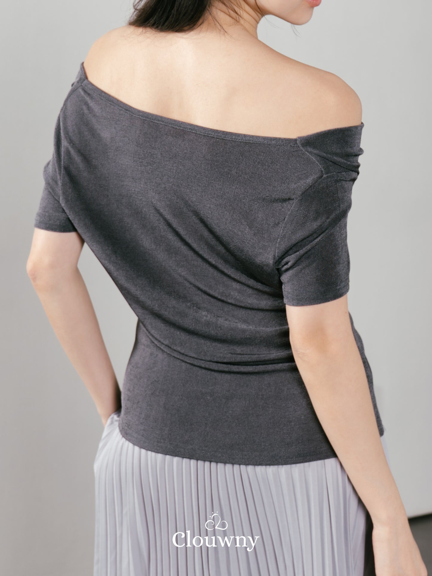 Marta String Top - Grey