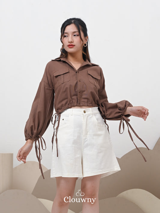 Neva Longsleeve Shirt - Coffee