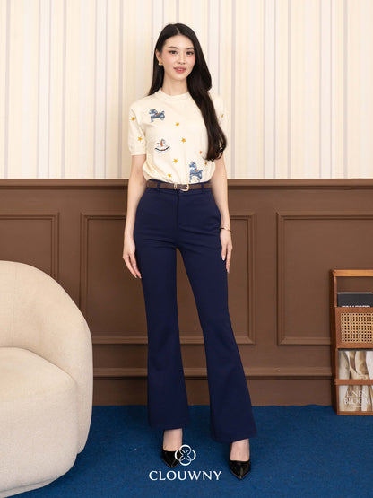 Kino Cutbray Pants - Navy